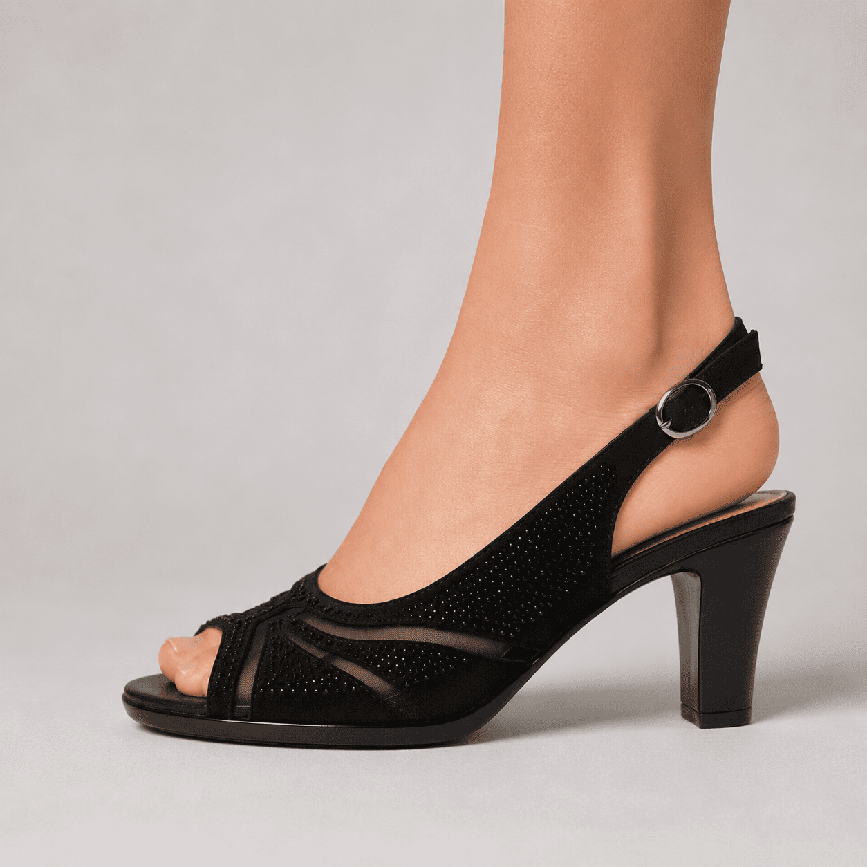 Nina - Sandalo comoda Donna con tacco