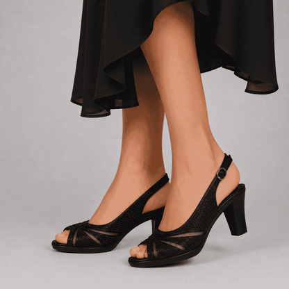 Nina - Sandalo comoda Donna con tacco