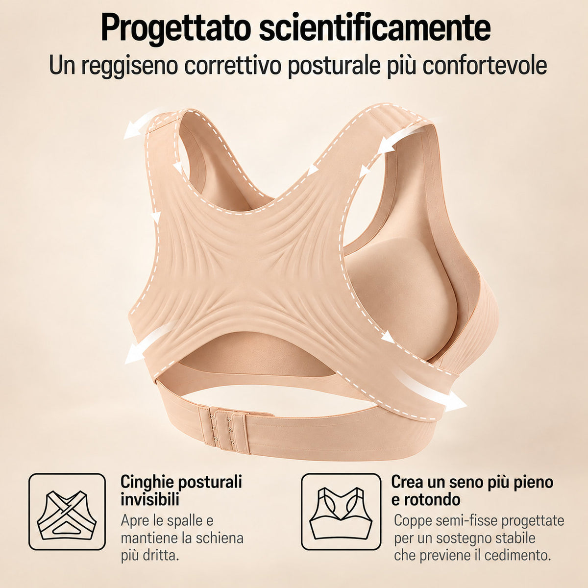 Reggiseno Posturale Sostegno Modellante Donna