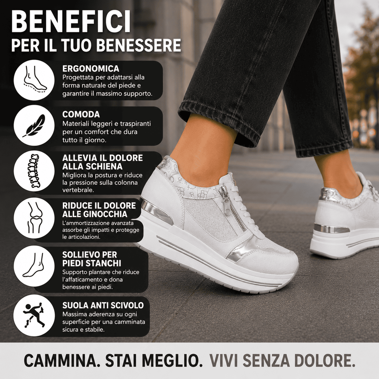 Elena - Scarpa Comoda Comfort