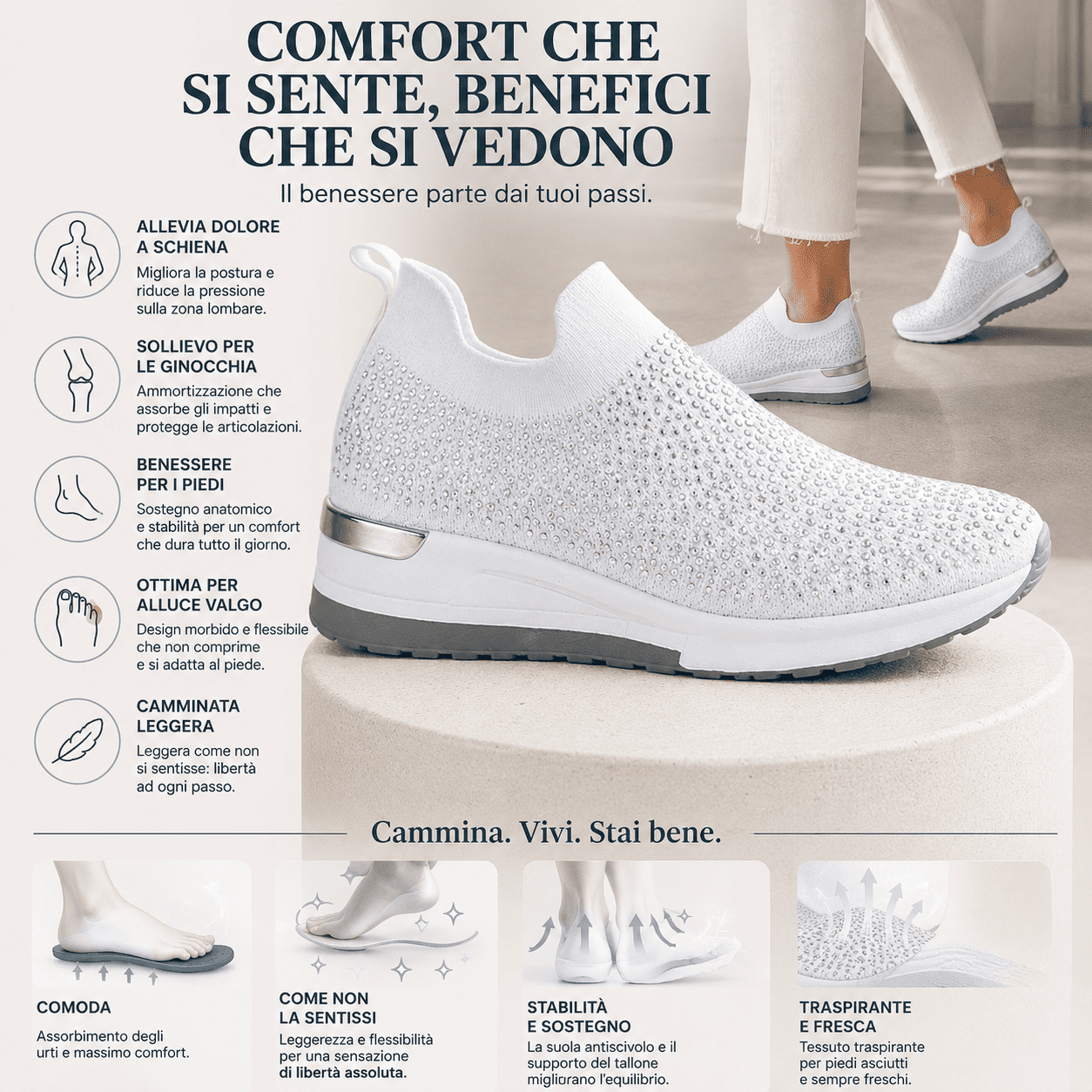 Giulia - Scarpa Comoda Comfort