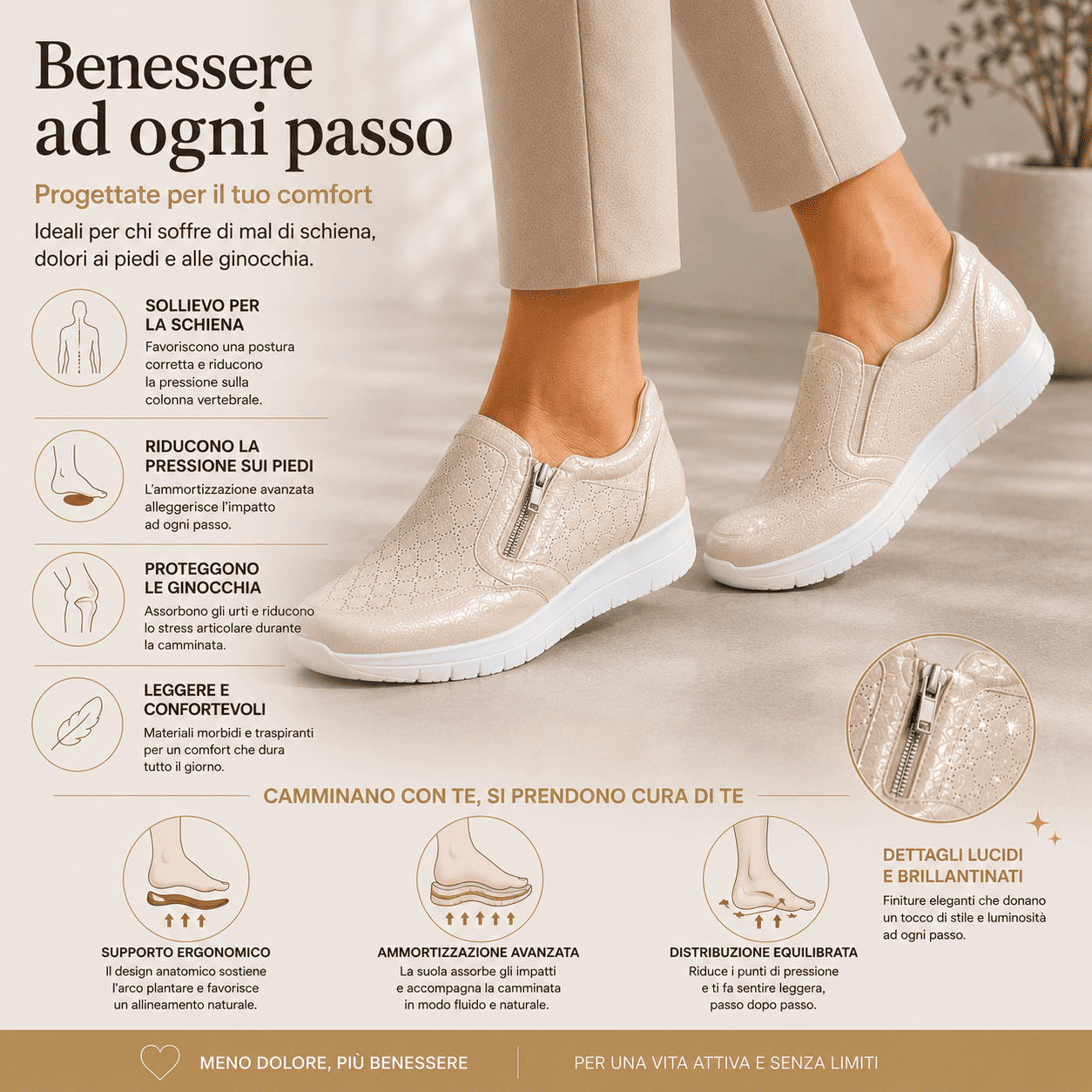 Samira - Scarpa Comoda Comfort