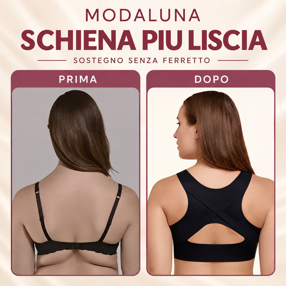 Reggiseno Posturale Sostegno Modellante Donna