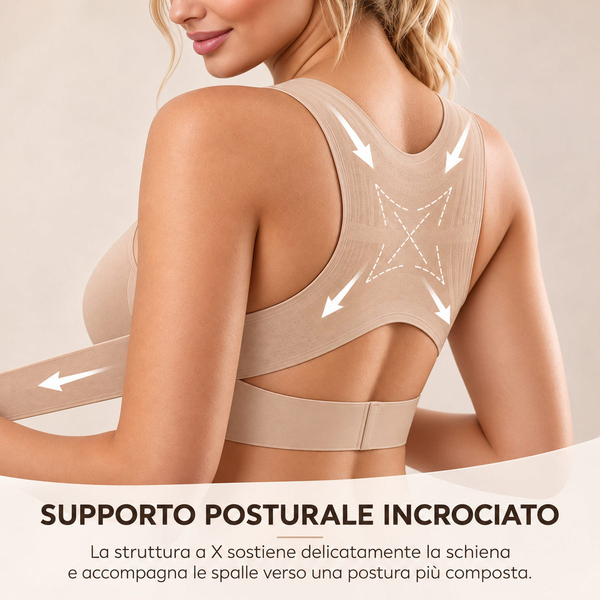 Reggiseno Posturale Sostegno Modellante Donna
